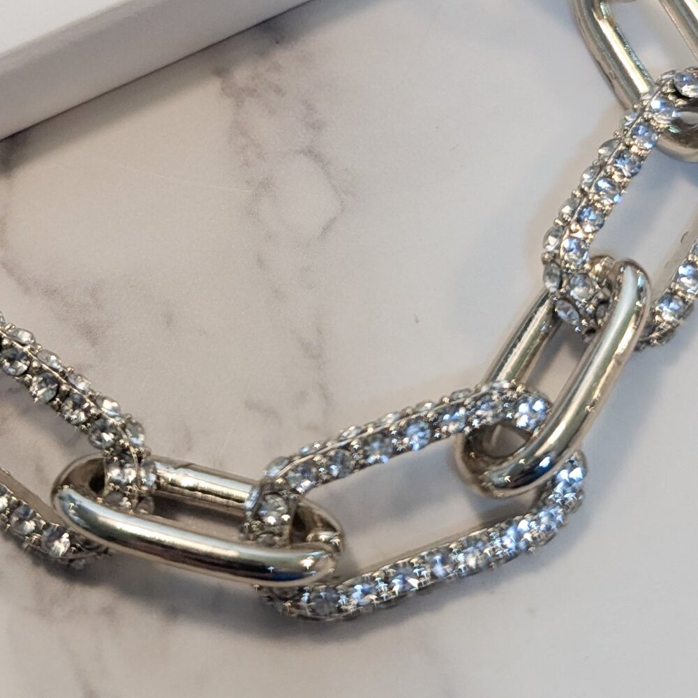 J.Crew Factory Pavé Links Bracelet - Picture 5 of 6